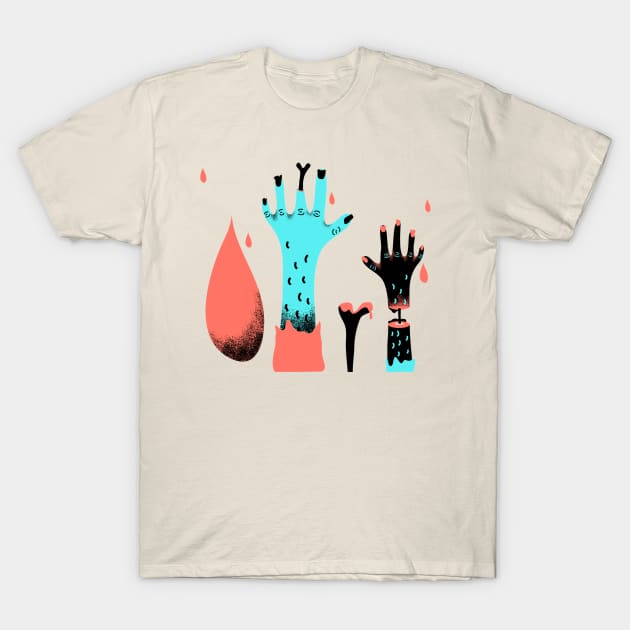 Zombie T-Shirt by caballer0